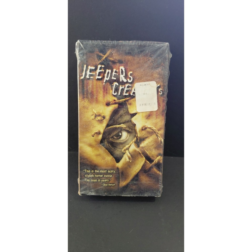 Jeepers Creepers (VHS 2002) VHS tape classic horror film Collectible Old Media